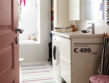 Baño blanco de Ikea Baño blanco de Ikea