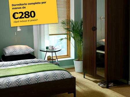 Dormitorio barato de Ikea