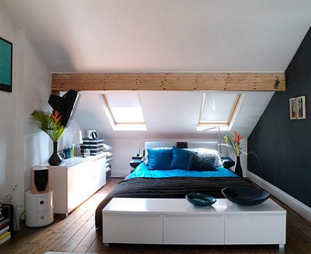 Dormitorio Ikea en el ático