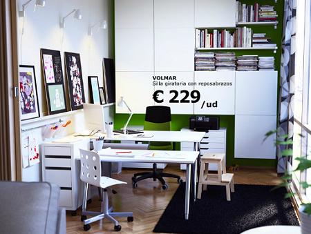 Oficina Ikea en casa