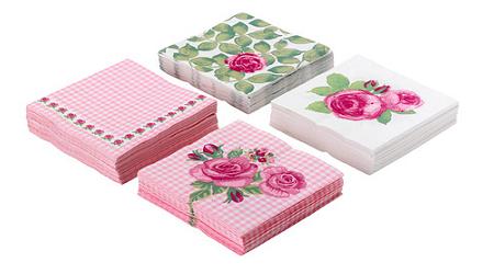 Servilletas de flores