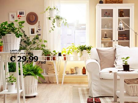 Decorar con plantas Ikea