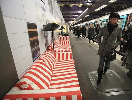 Ikea en el metro de París Ikea en el metro de París