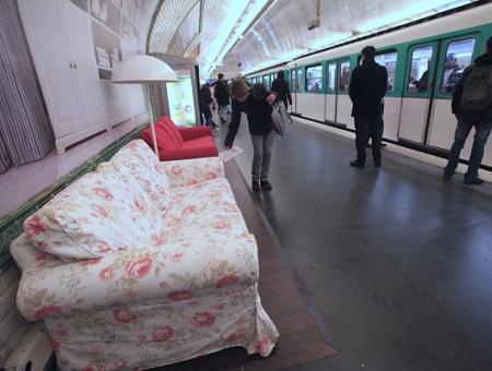 Ikea en el metro de París Ikea en el metro de París