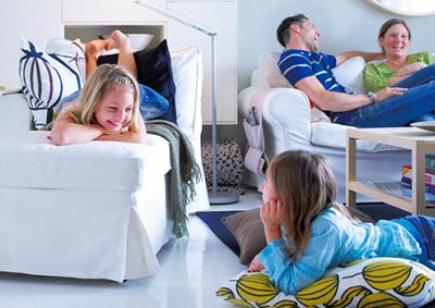 Salones para estar juntos, de Ikea