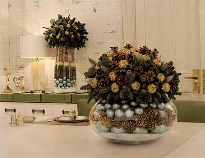 Haz tus propios centros de mesa para Navidad